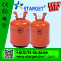 N-butano-R600 99,9% de gas refrigerante de pureza R600A